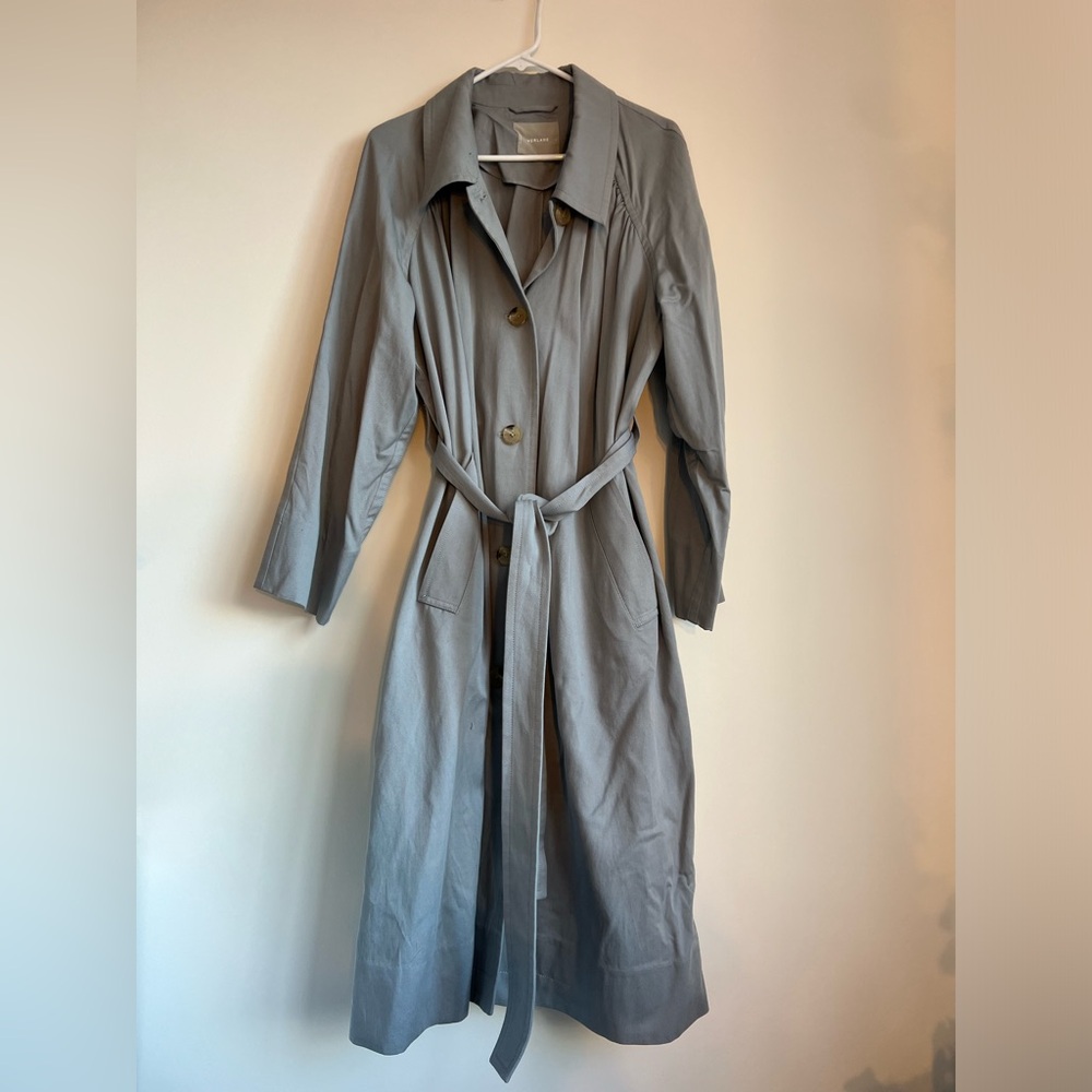 Everlane The Gathered Drape Trench
